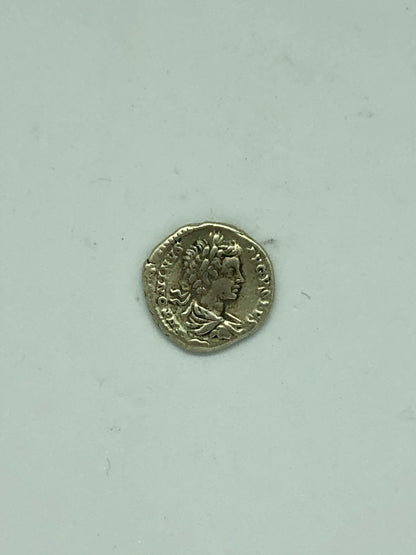 Silver Roman Denarius, ancient coin. 63 B.C./ 330 A.D.