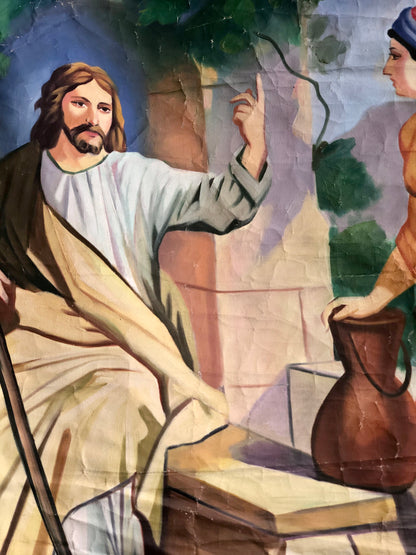 Jesus Christ, handmade Oil Painting.