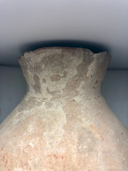 A Middle-Bronze-age Cooking Pot, Ancient Pottery. 1500 BC.
