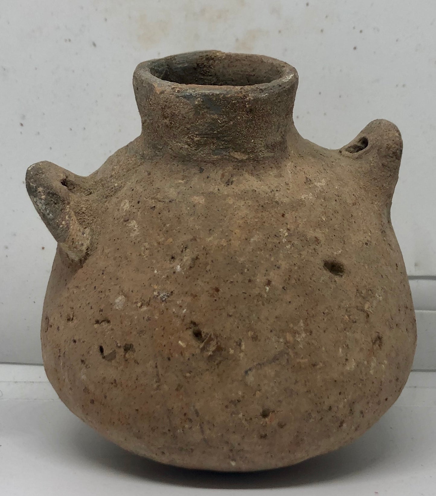 A Chalcolithic Cooking Pot, Ancient Pottery. 4000 BC.