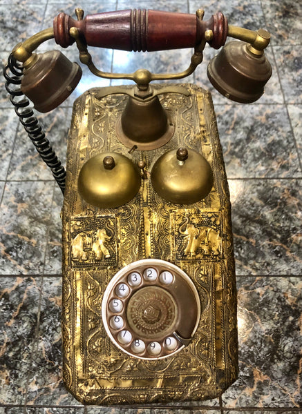Ancient Silver Telephone.
