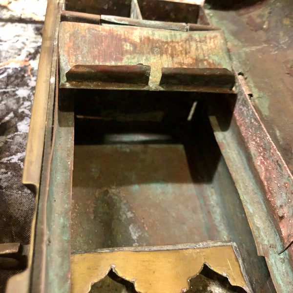 A Toner Box. 120 Years old. Made out of Bronze.