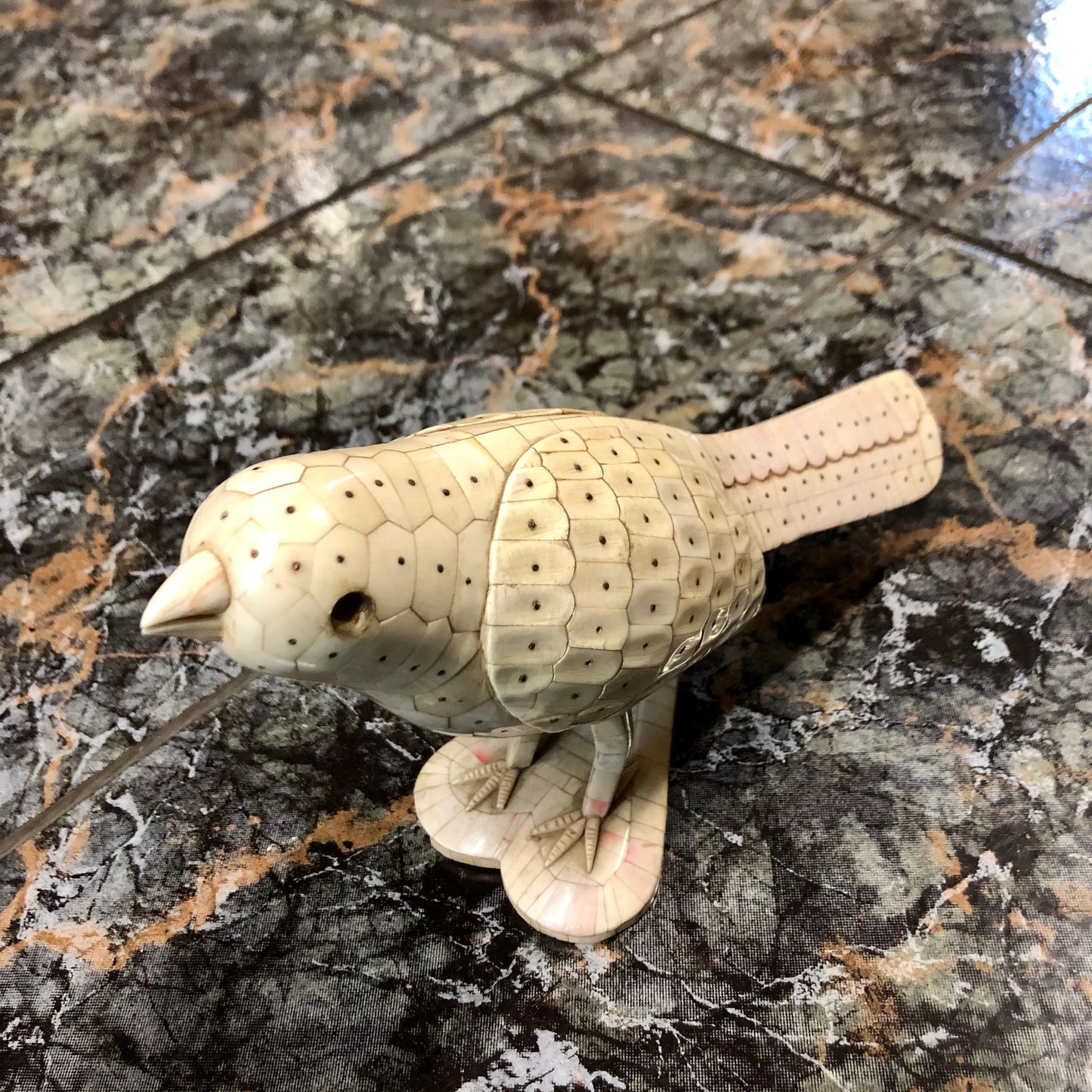 A Bird made out of pure Ivory. 80 years old.