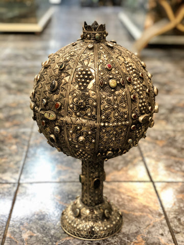 The Jewish Pommel. Silver Statue.