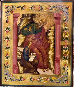 St. Elijah, handmade Russian icon of the 20th Century.