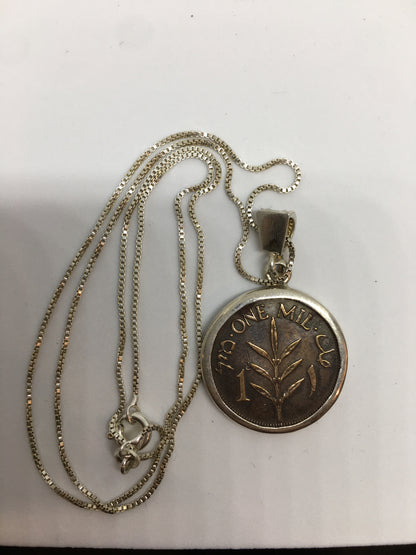Bronze palestina mil pendants sterling silver 925