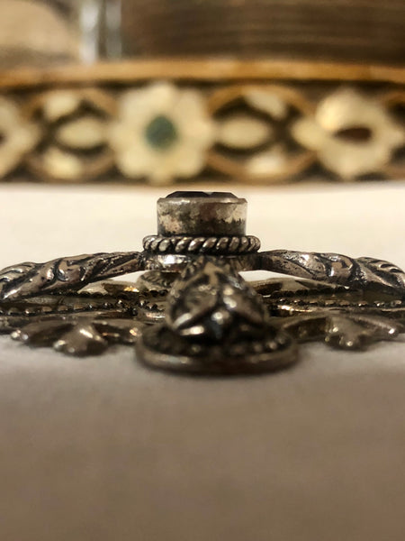 A 925 silver Jerusalem cross pendant.