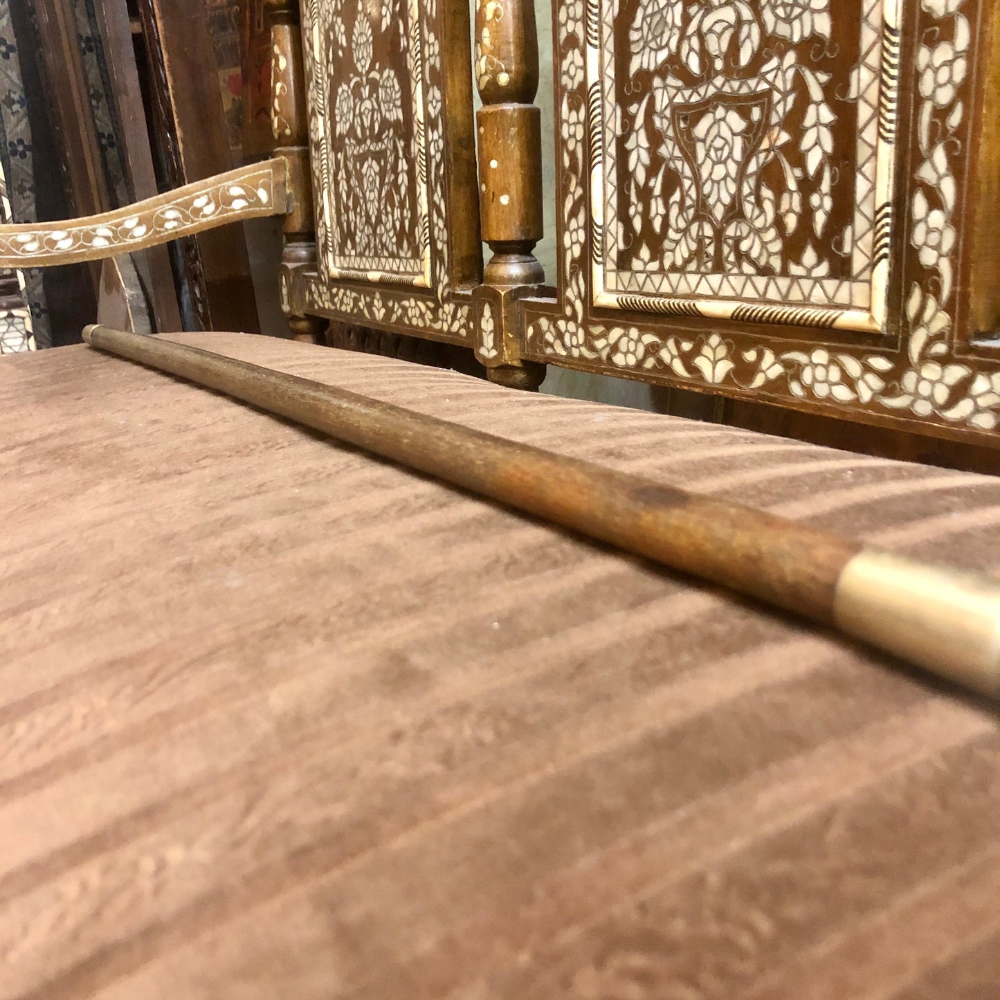 A handmade walking-stick, made out of Pure Ivory.