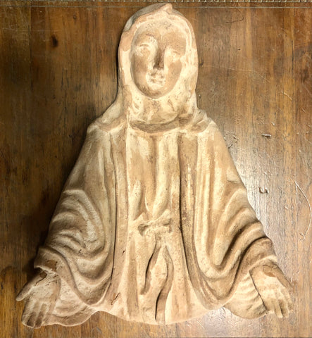 A Statue of Our Mother of God.