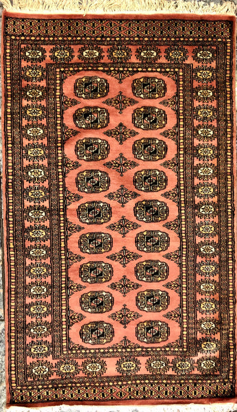 A Handmade Pakistani Wool Carpet.