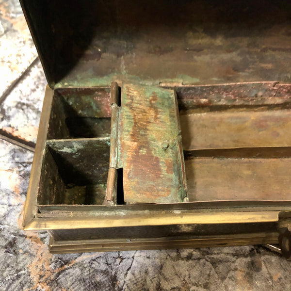 A Toner Box. 120 Years old. Made out of Bronze.