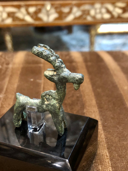 A Roman Bronze Statue of a Deer. 63 B.C.E/ 330 C.E.